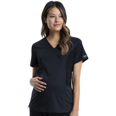 Cherokee Women's Maternity Mock Wrap Top