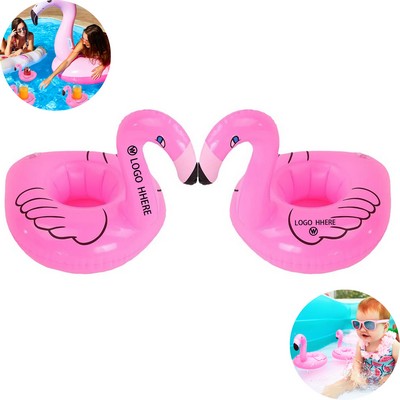 Inflatable Pink Flamingo Drink Coasters