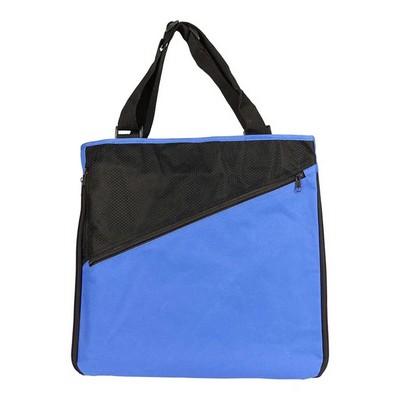 Nissun Two Tone Expandable Poly Tote