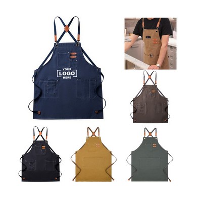 Baking Shop Apron with Adjustable Straps