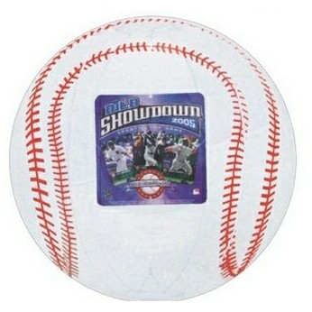 16" Inflatable Clear Baseball Beach Ball w/ Card Insert