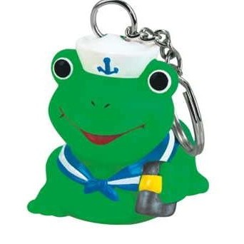 Rubber Sailor Frog Key Chain©