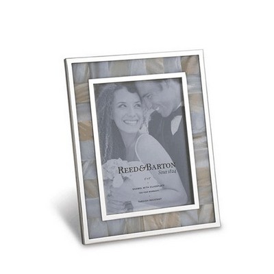 Reed & Barton Silverplated Mother of Pearl Picture Frame (5"x7")