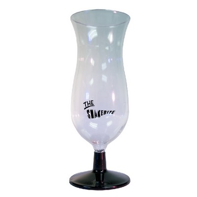 15 Oz. Plastic Hurricane Glass - Imprinted