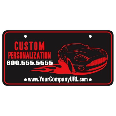 .030 Silkscreen Spot Color Poly-Ad License Plates