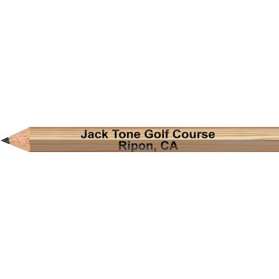 Natural Lacquered Hexagon Golf Pencils