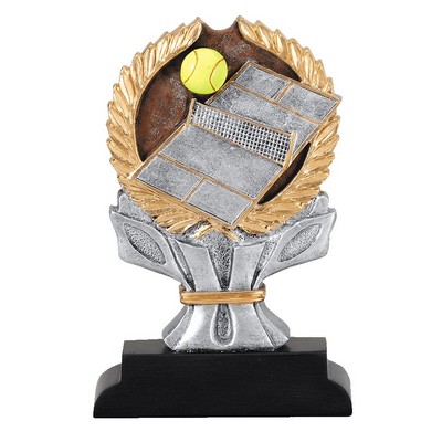 6" Tennis Resin Impact Series Trophy