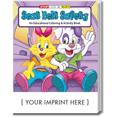 Seat Belt Safety Coloring and Activity Book