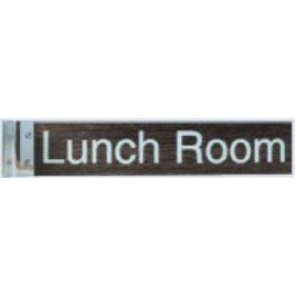 #55 Engraved Wall Bracket Sign (2 Lines / 4"x12")