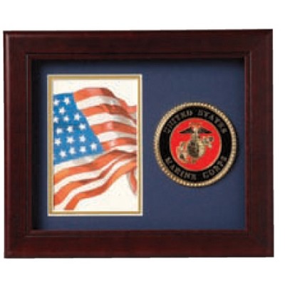 Air Force Wings Medallion Picture Frame (8"x10")