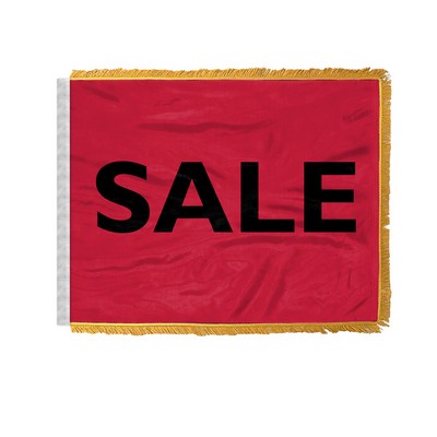 Sale Antenna Flags 12x18 inch (Red & Black)