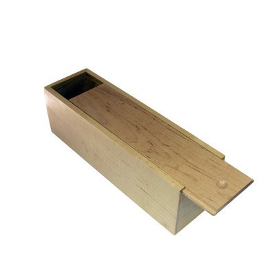 14.62" Sliding Lid Wine Box