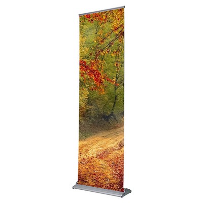 Goldstep Retractable Banner Stand 24" & 90" Graphic