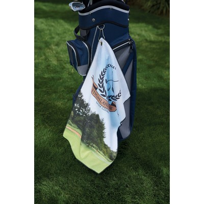 Microfiber Waffle Golf Towel (Pro Vision Sublimated)