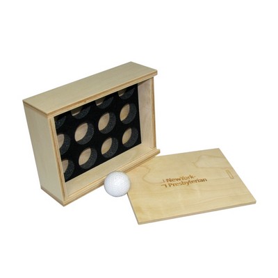 Sliding Lid Golf Ball Box