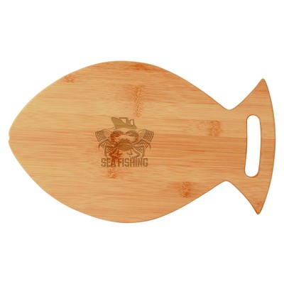 Bamboo Fish-Shaped Cutting Board