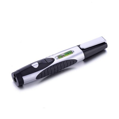 Multifunctional Tool Pen with 4 Sizes Screwdriver Kit Bubble Level LED Light