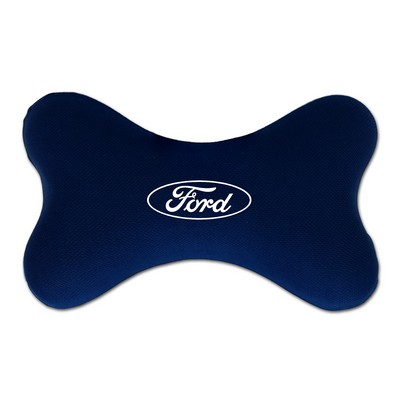 12" Navy Blue Memory Foam Car Seat Pillow