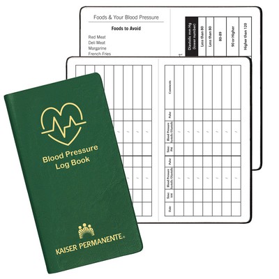 Blood Pressure Log Book w/ Continental Cover