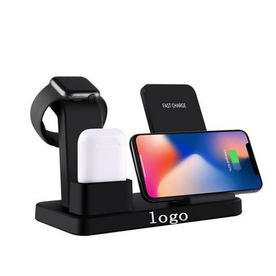 3-in-1 Wireless Charging Cable Stand