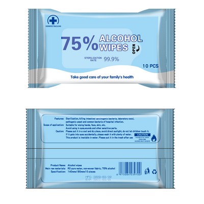 Wet Wipe Packet in stock