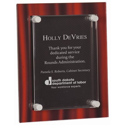 Red Velvet Stand-Off Acrylic Plaque (8" x 10")