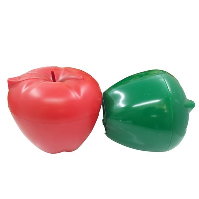 Plastic Apple Shape Bank