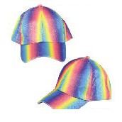 Rainbow Glitter Baseball Cap