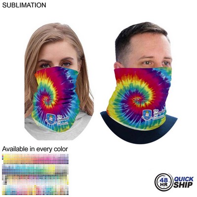 48 Hr Quick Ship - Sublimated BEST VALUE lightweight Seamless Neck Gaiter (In stock)