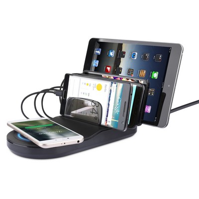 Multifunctional Smart Phone Wireless Charging Station