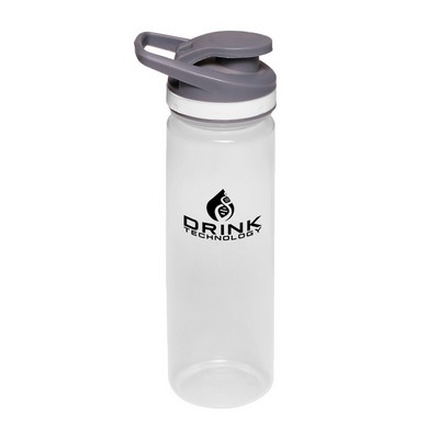 22 oz. Ebro Plastic Sports Water Bottle (1 Color Imprint)