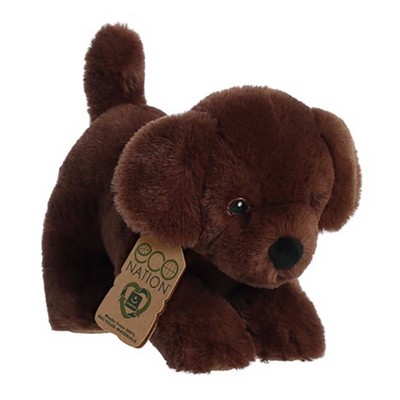 8.5" Eco Chocolate Lab Stuffed Animal