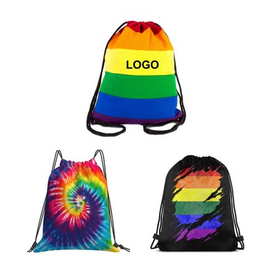 Rainbow Drawstring Bag (direct import)