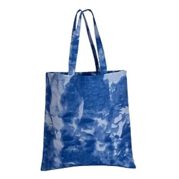 Q-Tees Tie-Dye Canvas Tote Bag