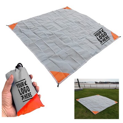 55?x 60?Sandproof Pocket Picnic Blanket