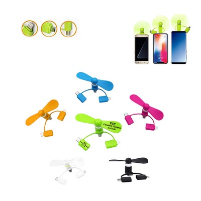 3-in-1 MINI Fan for Phone