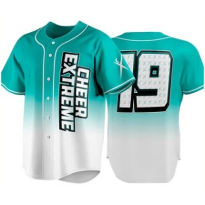 Custom Sublimated Elite Youth Baseball Cheer Jersey