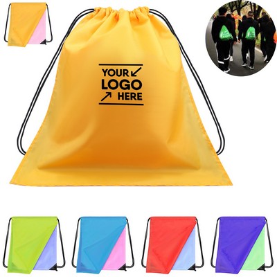 Super Hero Cape Drawstring Backpack