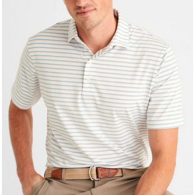 Johnnie-O® Men's "Jett" Striped Prep-Formance Jersey Polo