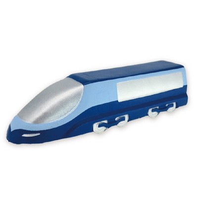 Custom Bullet Train Shaped Stress Ball