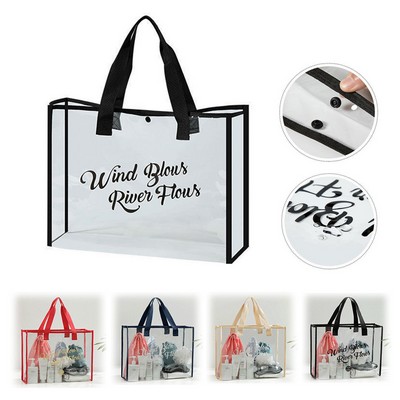 Clear Stadium Tote Bag