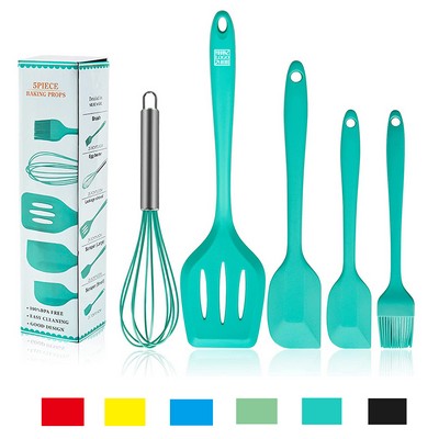 Heat Resistant Non-Stick Silicone Spatula Set