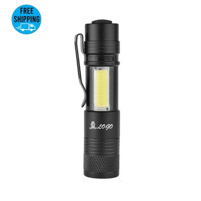 Work light Pocket COB Flashlight With Clip