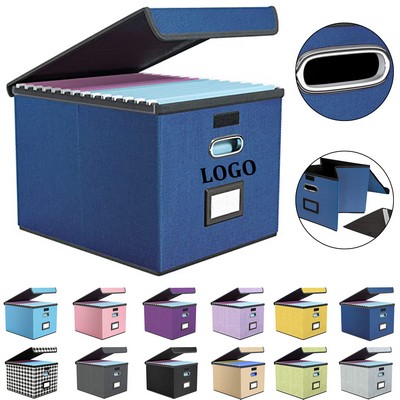 Foldable Storage Boxes with Lids