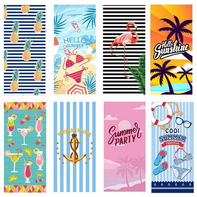 Newport Beach Towel-Full color