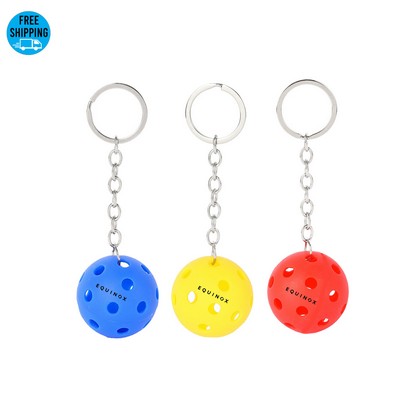 Mini Pickleball Keychain