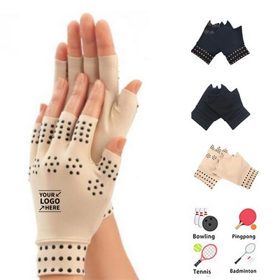 Magnetic Anti-Arthritis Therapeutic Therapy Fingerless Glove