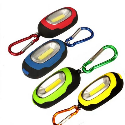 Mini COB Pocket Keychain Flashlight