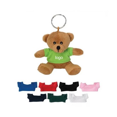 Plush Teddy Bear Keychain