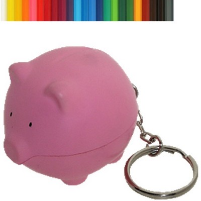 Fat Pig Stress Reliever Keychain